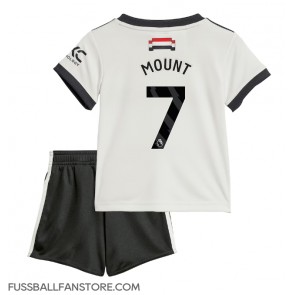 Manchester United Mason Mount #7 Replik 3rd trikot Kinder 2024-25 Kurzarm (+ Kurze Hosen)